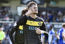 Joe Hugill will spend the rest of the season at Carlisle United