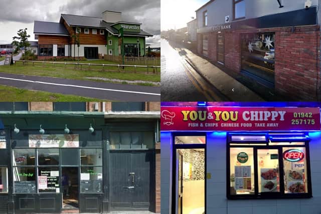 Some of the eateries awarded a new rating in January