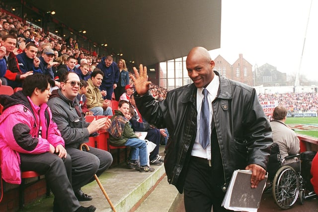 Last Good Friday derby at Central Park. Saints coach Ellery Hanley gets a warm reception at his old stomping ground.
