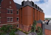 CGI of what the new Endoscopy unit extension could look at Wigan Infirmary