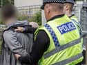One of many arrests made during the Operation Sceptre clampdown