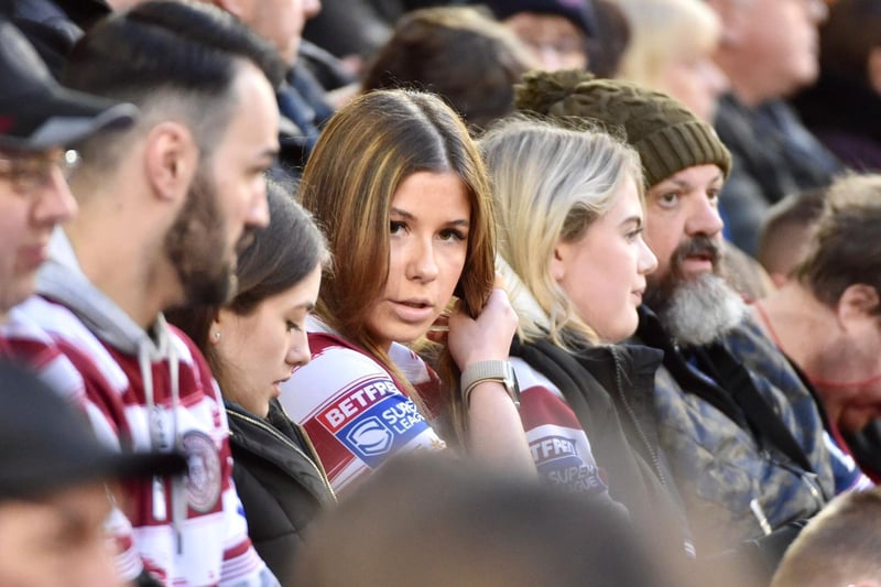 Wigan Warriors fans made the short trip to Leigh for the Battle of the Borough.