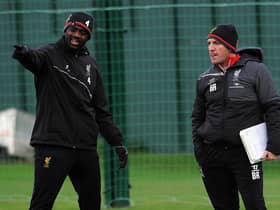 Kolo Toure and Brendan Rodgers