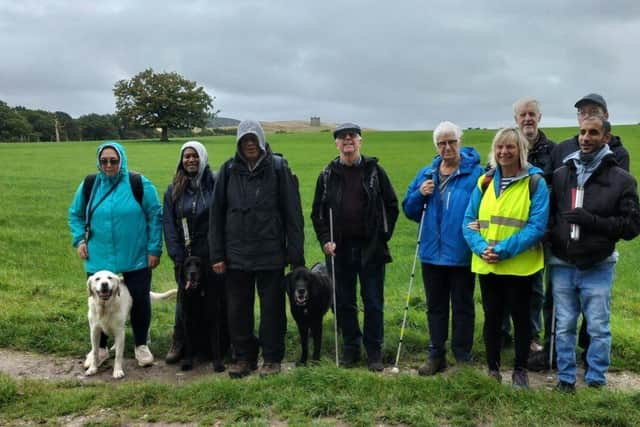 Henshaws's walking group