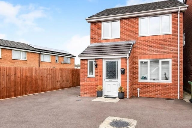 This modern property in Ince is on the market for £225,000 and boasts three bedrooms