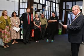 A Wigan Council Blue Plaque was unveiled for Mary O'Shaughnessy at Ashton-in-Makerfield Library.  The new Mayor of Wigan borough Coun Kevin Anderson was in attendance.