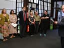 A Wigan Council Blue Plaque was unveiled for Mary O'Shaughnessy at Ashton-in-Makerfield Library.  The new Mayor of Wigan borough Coun Kevin Anderson was in attendance.