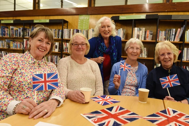 Celebrations at Standish Library, as they host a garden party to celebrate the Queen's platinum jubilee.