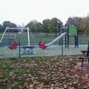 Coun Ray Whittingham at Ashfield Park, Standish, which has been prioritised for improvements by Wigan Council