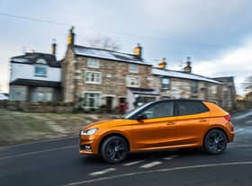 The Skoda Fabia is sleek and aerodynamic