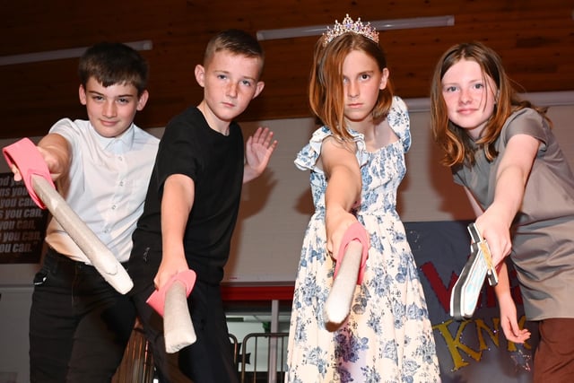 Year Six pupils perform in their play What a Knight!