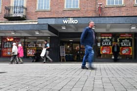 Exterior of Wilko, Standishgate, Wigan - the store will close because the company has gone into administration.