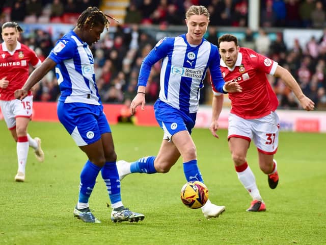Baba Adeeko was in fine form for Latics at Wrexham before being cut down by a hamstring injury