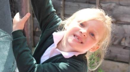A child supported by Home-Start in Wigan
