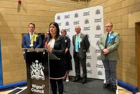 Lisa Nandy comfortably retained the Wigan seat she has held since 2010