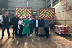Stuart Baldwin, Debbie Baldwin, Megan Baldwin from SED Services with Couns Eunice Smethurst, Chris Ready and Nazia Rehman and Wigan Council communities team members