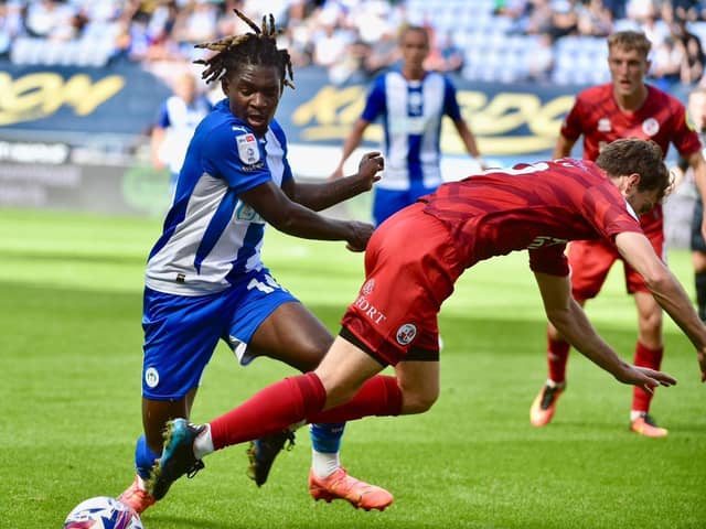 Baba Adeeko was impressive for Latics in the weekend win at Barnsley