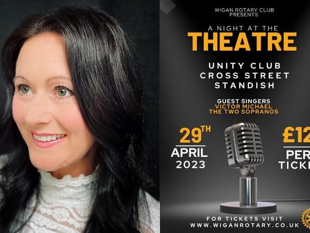 Starting at 7.30pm and returning after a sell out ocncert in 2019, The Unity Club Standish will provide the best of music from the West End and beyond on April 29.
