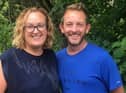 Beverley Donbavand and her brave friend Darren Meadows-Jackson will jump from a plane at 15,000 feet over Lancaster in order to raise the £2,500 that’s needed to Name a Puppy through Guide Dogs.