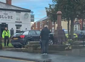 The incident took place just after midday