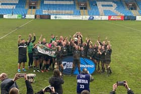 Wigan St Pats Under-13 Girls completed a season treble with their recent cup victory