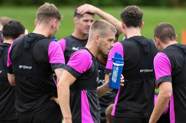 The Latics players have been enjoying getting back to work in the sunshine at Christopher Park