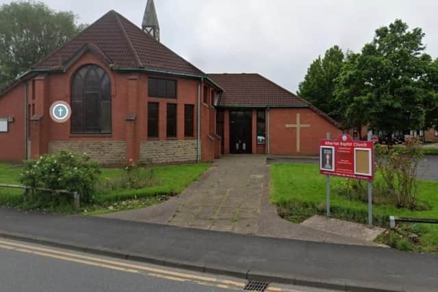 Atherton Baptist Church where one of the telecoms masts will be sited