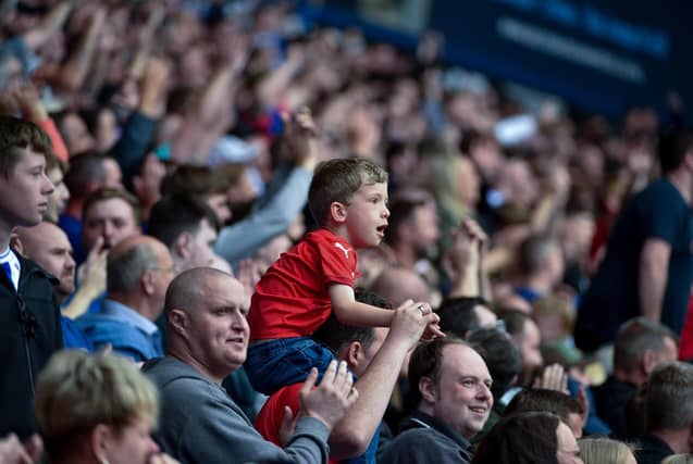 Latics fans at Bolton.
Pic: BP