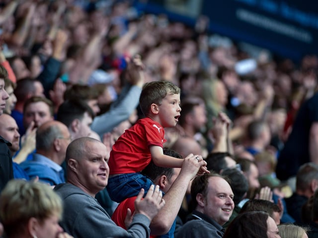Latics fans at Bolton.
Pic: BP