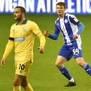 Luke Robinson in action for Latics