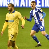Luke Robinson in action for Latics