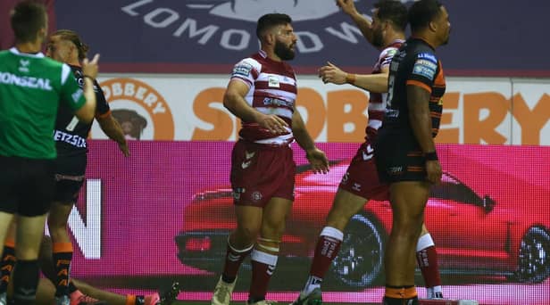 Abbas Miski was among the scorers in Wigan Warriors' victory over Castleford Tigers
