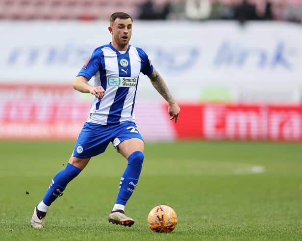 Dale Taylor in action for Wigan Athletic