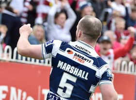 Liam Marshall scored a brace in the game against Castleford Tigers