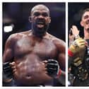 Tom Aspinall (right) is desperate for a unification fight against UFC heavyweight champion Jon Jones (left)