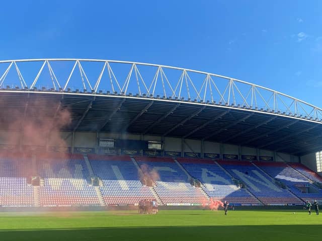 Wigan Warriors had their final run-through on Thursday ahead of the Grand Final
