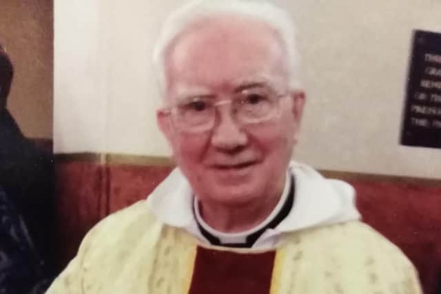 Father John Johnson retired from the ministry at the age of 85