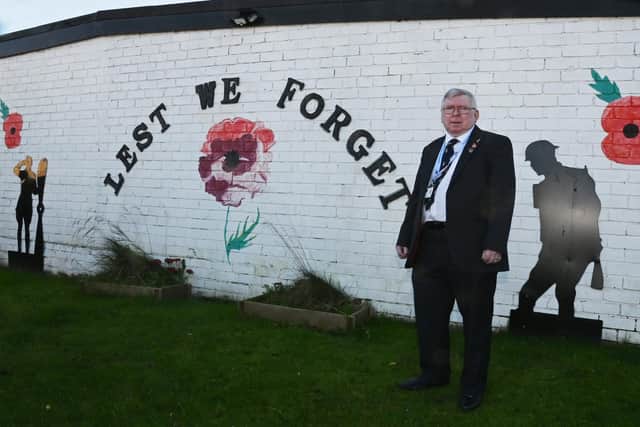 Sid Gibson, chairman of Wigan Royal British Legion, based at the Armed Forces Community Hub, Molyneux House, Wigan