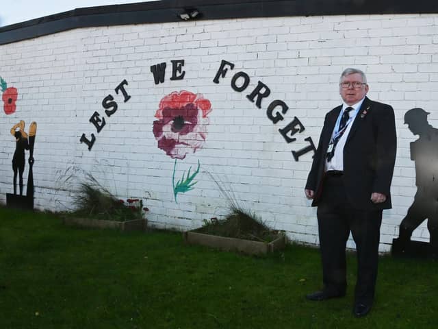 Sid Gibson, chairman of Wigan Royal British Legion, based at the Armed Forces Community Hub, Molyneux House, Wigan