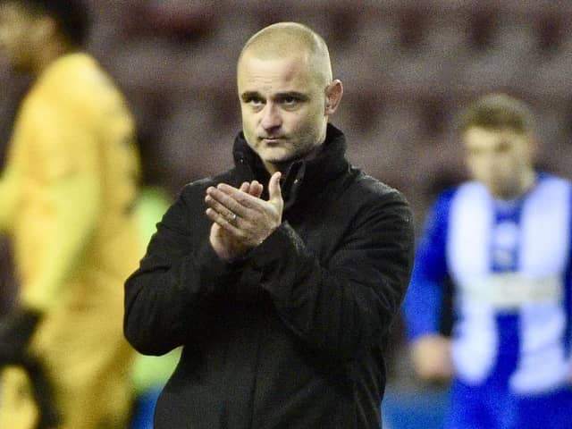 Shaun Maloney thanks the fans following Saturday's draw against Shrewsbury