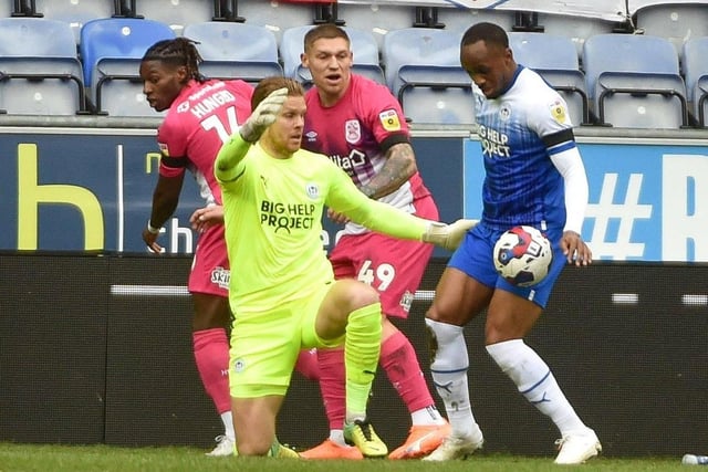 Hardly had a meaningful touch of the ball, such was Latics' dominance