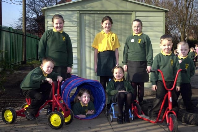 Pupils at Ince St William's Junior School