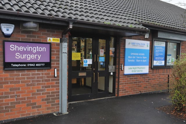 At Shevington Surgery, 50 per cent of people responding to the survey said they had a very good experience overall.