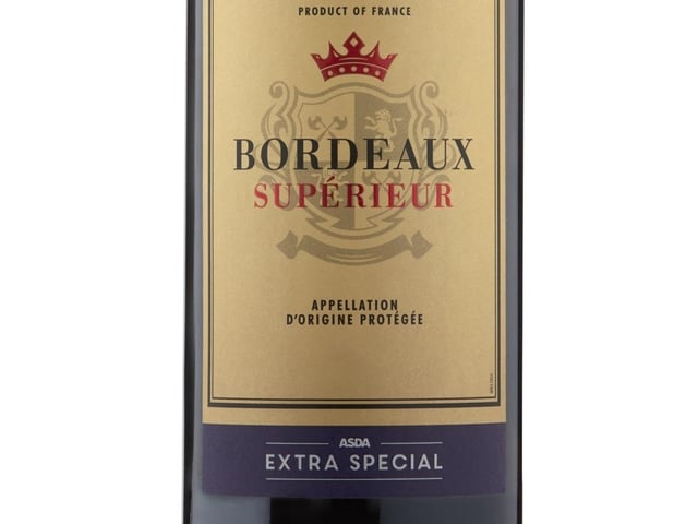 Extra Special Bordeaux Superior is £7.
Look out for the Buy 3 for £18 at Asda on selected wines until May 18.
This Bordeaux has the soft, plummy merlot grape leading the red wine blend.