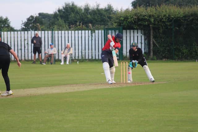 Mark Waddington batting in the T20 against Spring View
