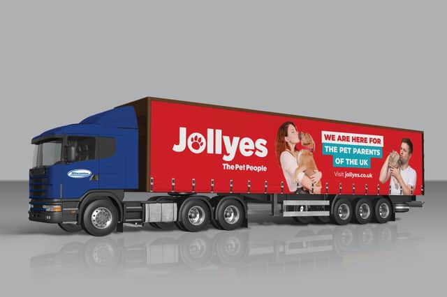 A Jollyes lorry