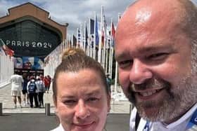 Colin Smith, executive head chef for Sodexo Live! with head chef Claire Townell