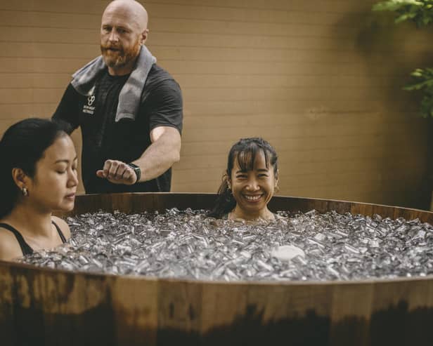 The ice baths used in Thailand to teach the Wim Hof Method