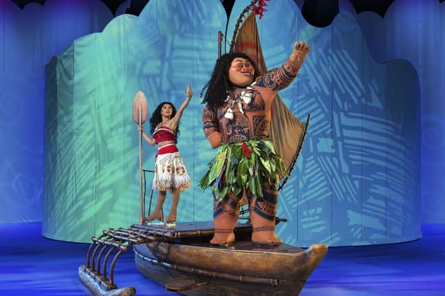 Moana from Disney on Ice (photo: Feld Entertainment, ©Disney, ©Disney/Pixar)