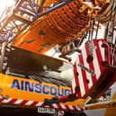One of Ainscough's many heavy duty cranes